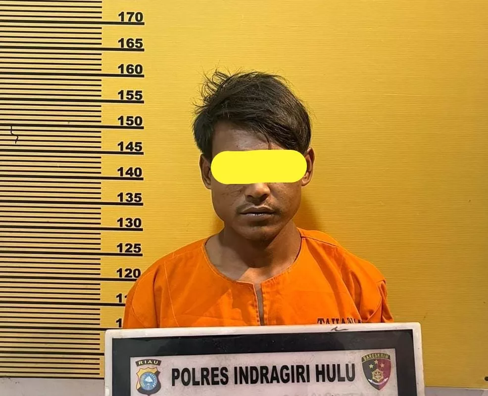 Polisi Inhu Tangkap Pencuri Motor Kabur ke Inhil yang Bersembunyi di Semak Belukar