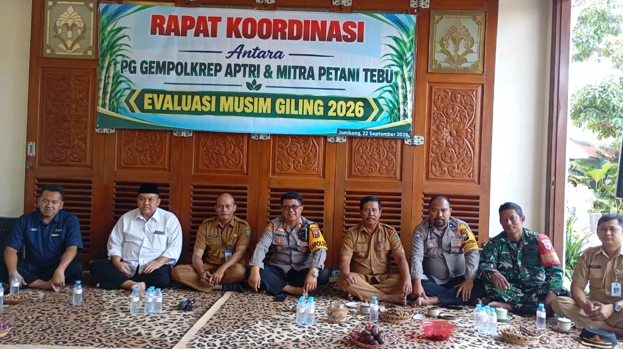 Babinsa Sumobito Hadiri Tasyakuran Masa Giling Petani Tebu Jombang