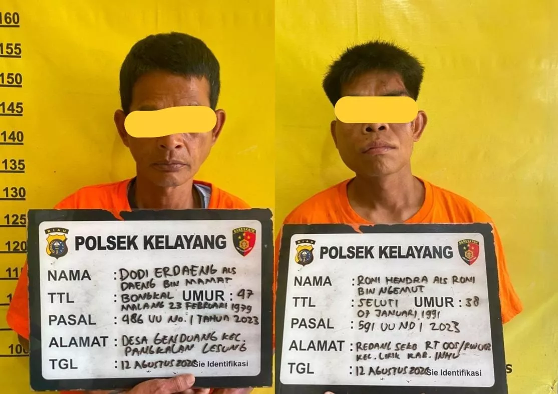 Modus Pinjam Beli Paket, Sepeda Motor Lenyap! Polsek Kelayang Ringkus Pelaku di Pelalawan
