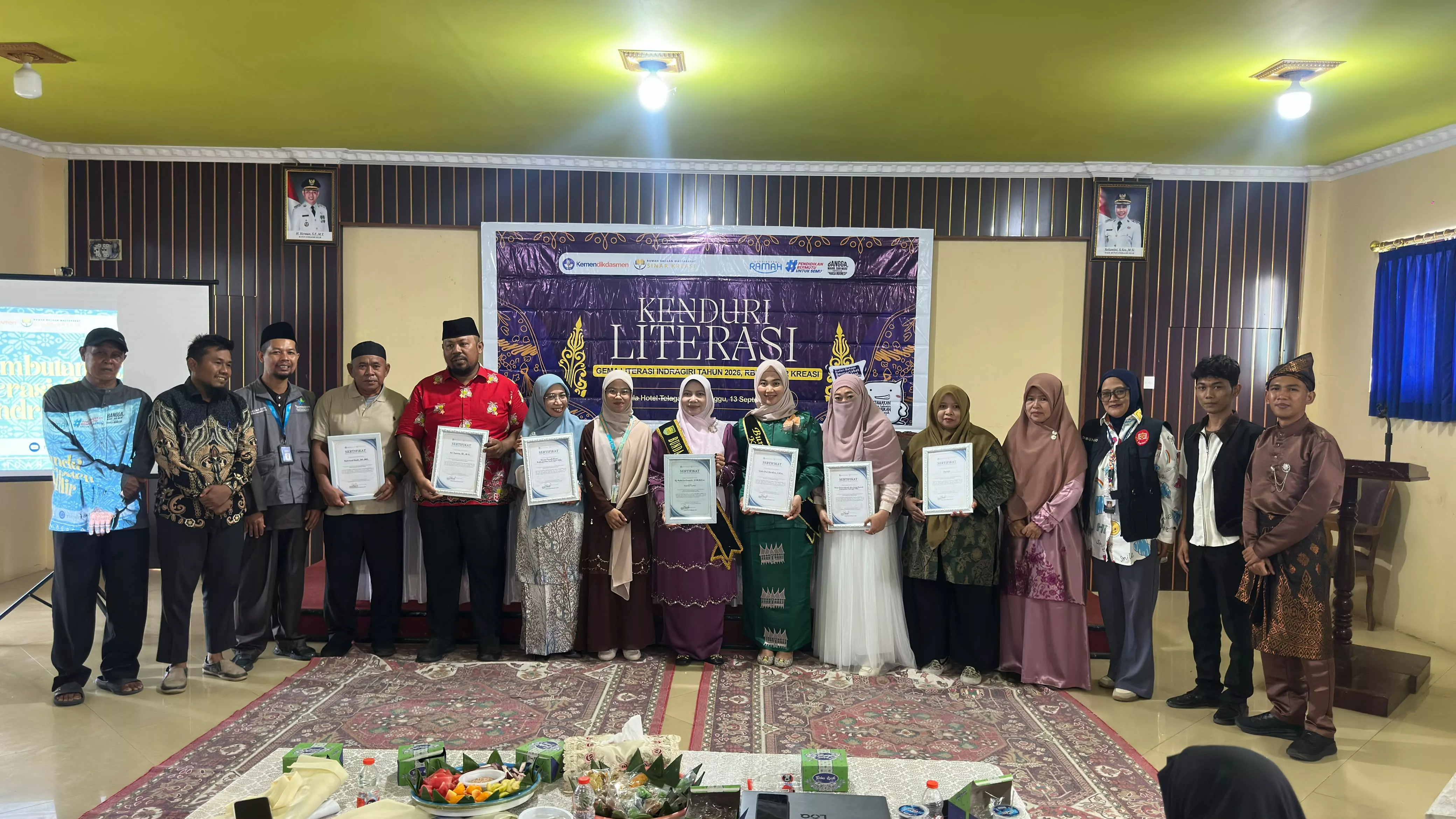 Bunda Literasi Inhil Hadiri Puncak Kenduri Literasi 2026