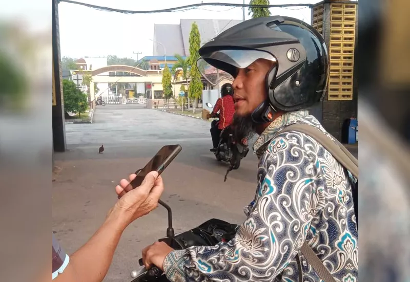 Diperiksa Lima Jam di Polres Bengkalis, Kabid Pemdes Mengaku Pusing