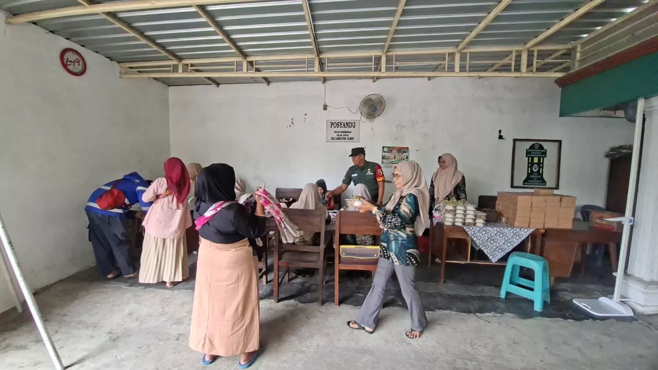 Sertu Sutrisno Bersinergi Cegah Stunting