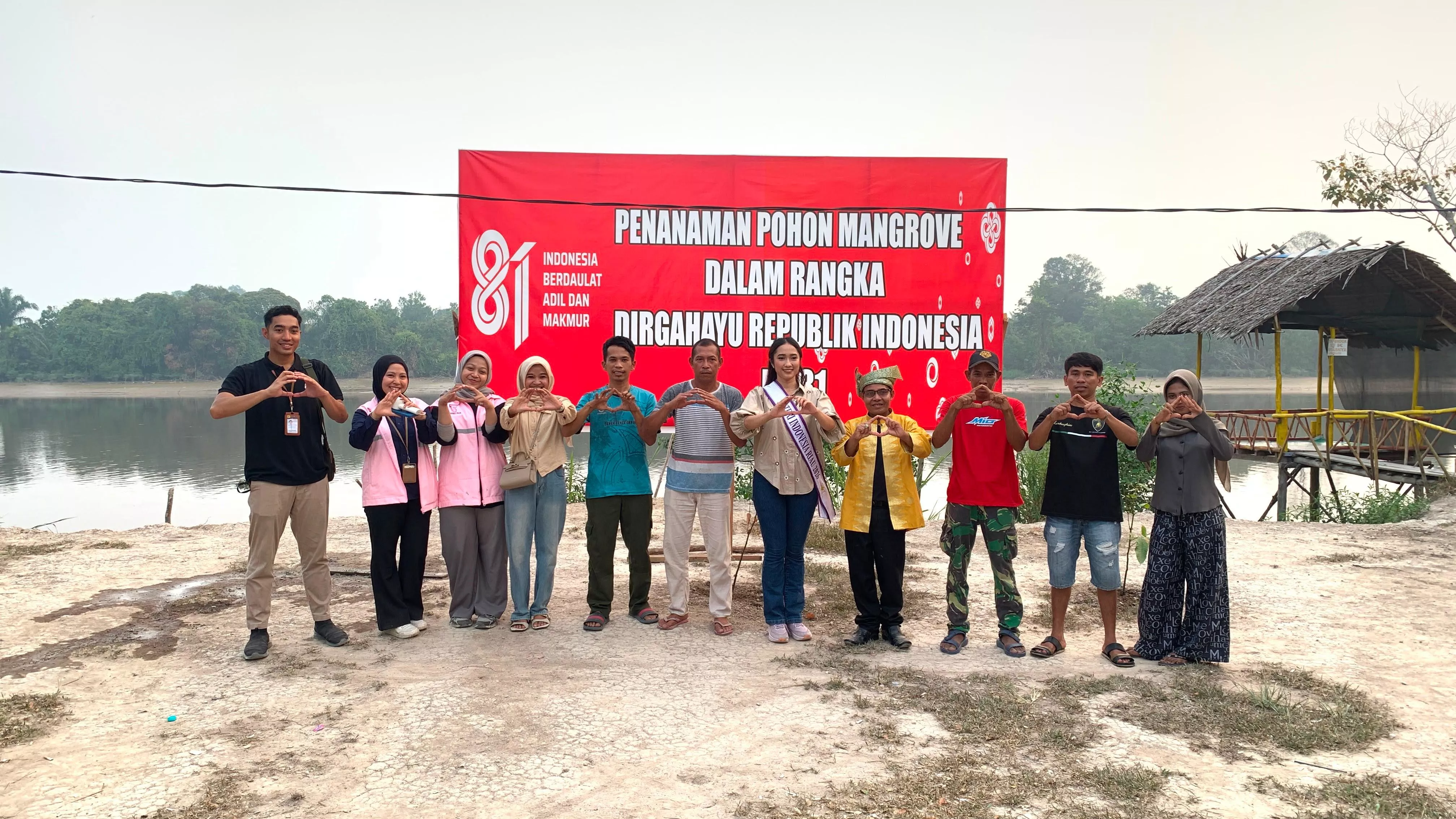 HPN 2026,PLN Nusantara Power UP Tenayan Tanam Mangrove Bersama Puteri Indonesia Riau