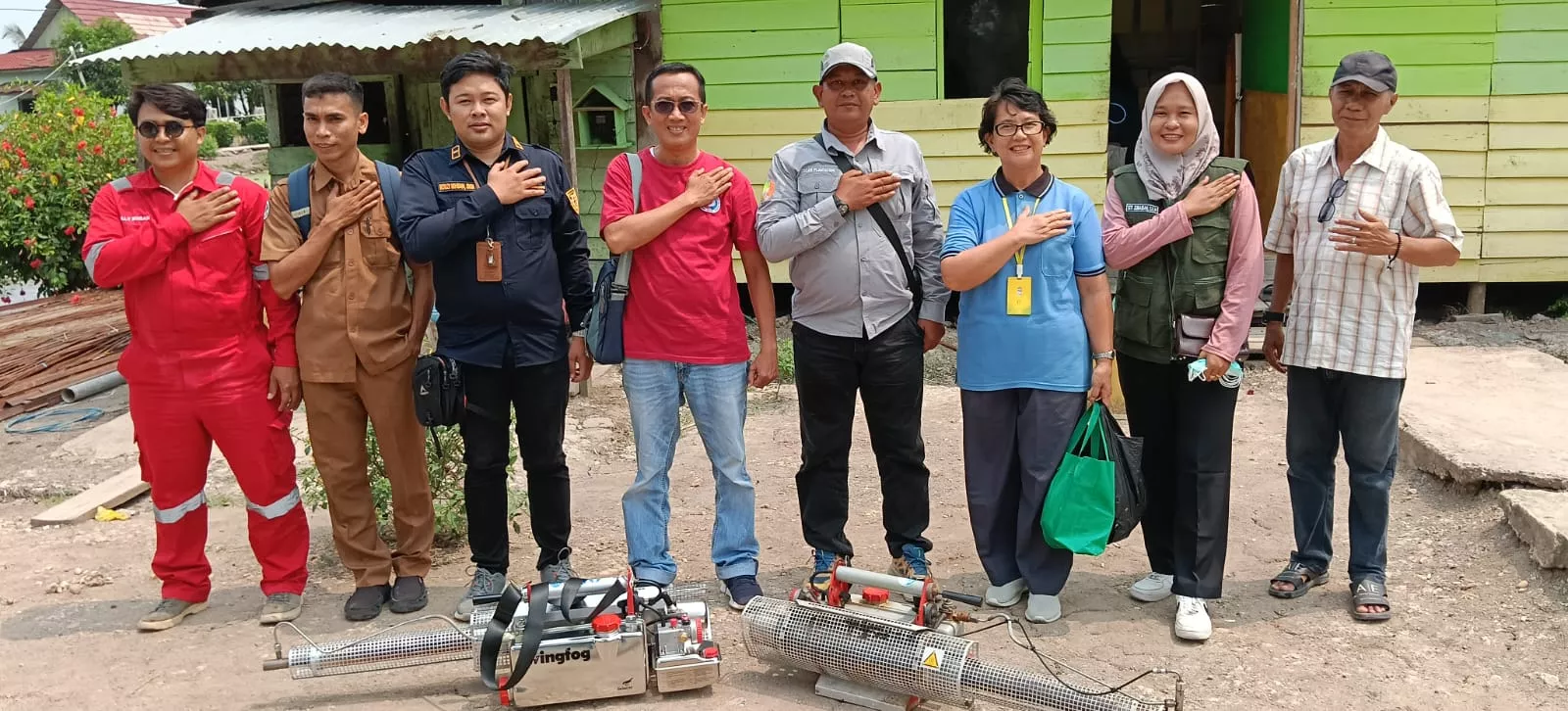 Puskesmas Kuala Enok Laksanakan Fogging Cegah DBD