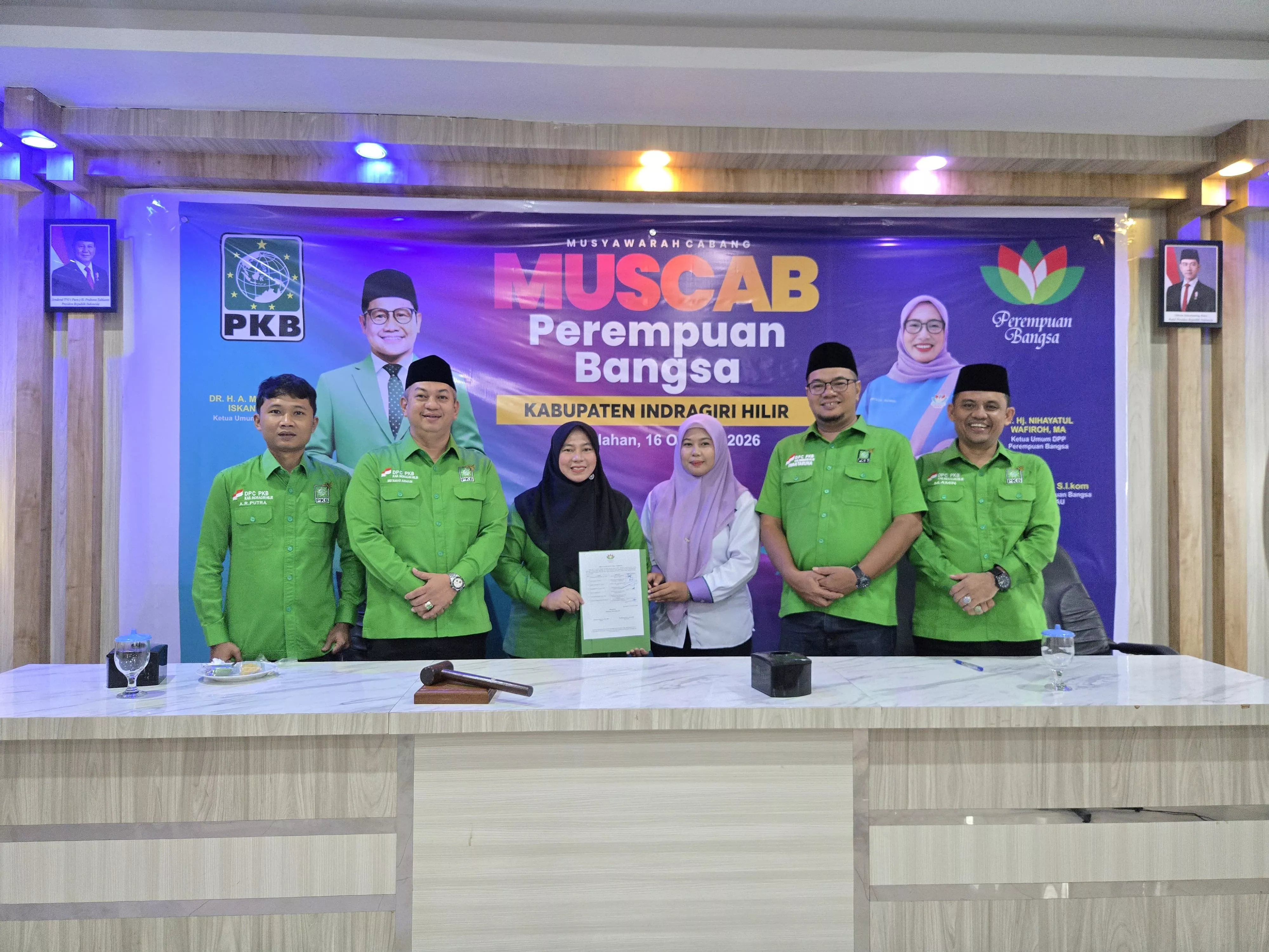 USWATUN KHASANAH TERPILIH SEBAGAI KETUA PEREMPUAN BANGSA INHIL, MUSCAB JADI MOMENTUM KONSOLIDASI MENUJU PEMILU 2029