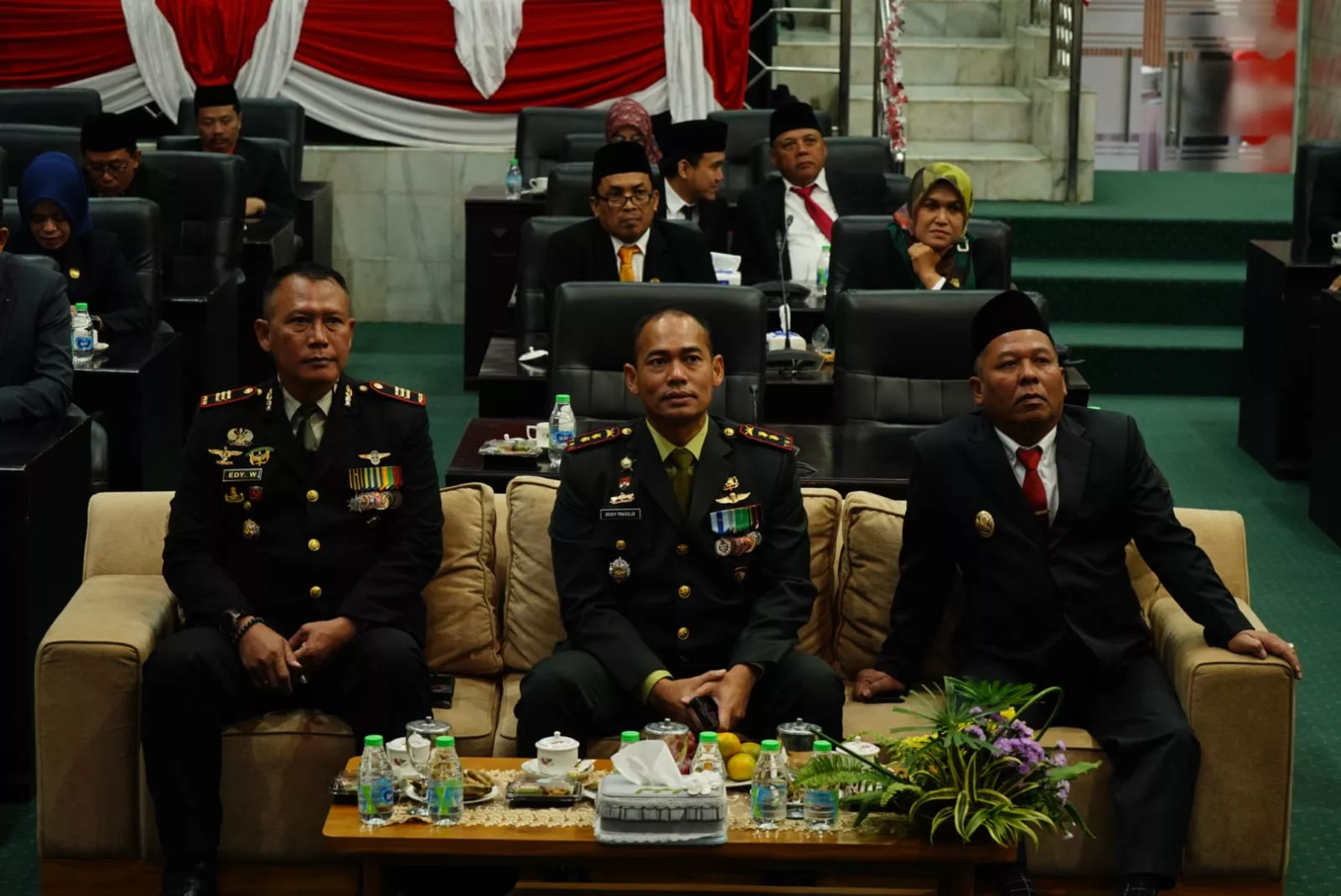 Dandim 0814/Jombang Ikuti Pidato Kenegaraan Presiden RI dalam Rangka HUT ke-81 Kemerdekaan RI