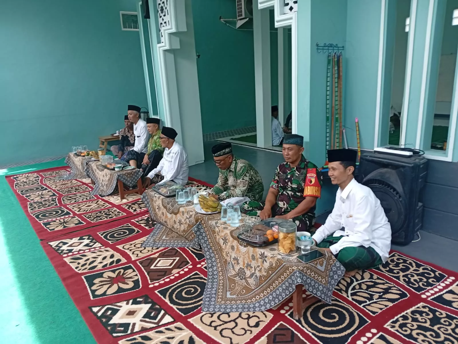 Babinsa Koramil Perak Ajak Tokoh Masyarakat Jaga Silaturahmi