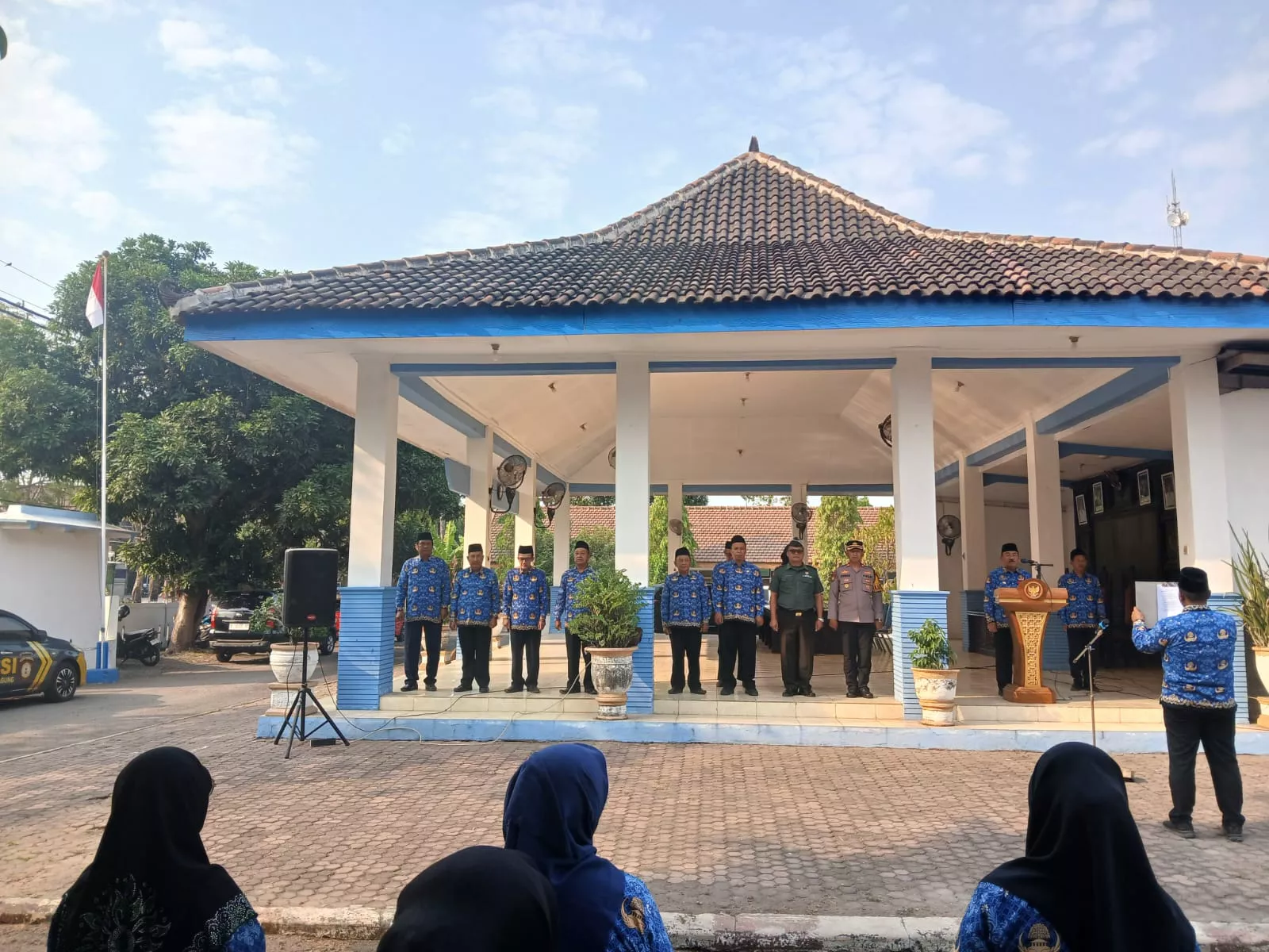 Pelda Rudi Ikuti Apel Rutin Korpri di Jombang