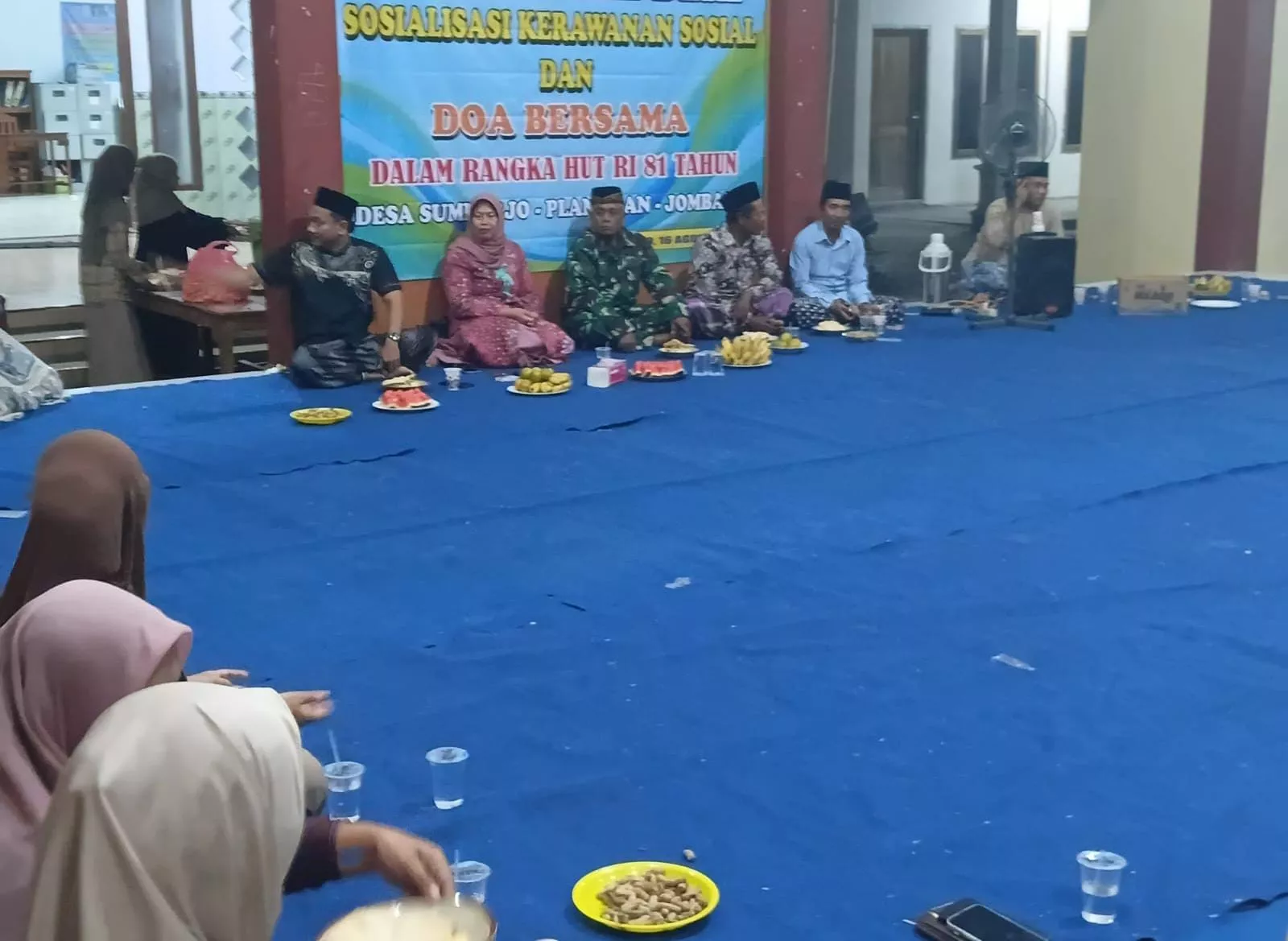 Babinsa Plandaan Hadiri Doa Bersama dan Sosialisasi Kerawanan Sosial