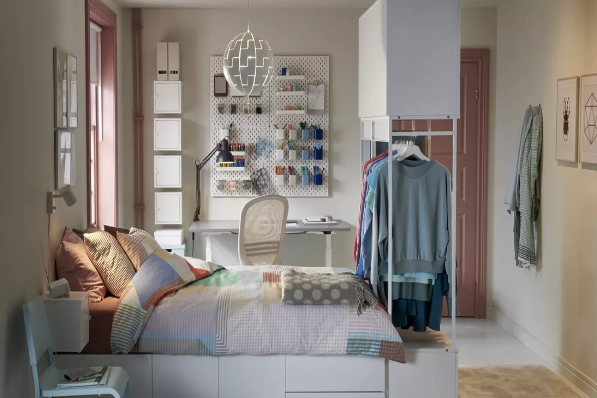 Cara Mengatur Barang di Kamar Kos Ukuran 3x3 yang Rapi