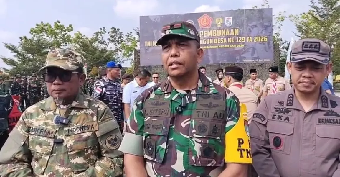 Kodim 0313/KPR Laksanakan Apel Pembukaan TMMD ke-129 TA 2026 di Kabupaten Pelalawan