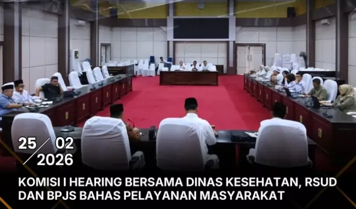 Komisi I DPRD Sungai Penuh Hearing Dinkes, RSUD dan BPJS: Pastikan Pelayanan Kesehatan Tanpa Diskriminasi