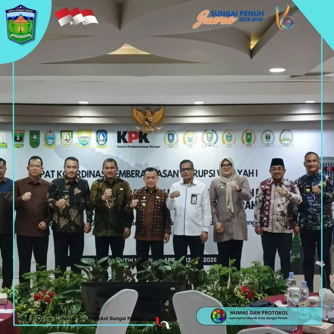 Skor IPKD MCSP 2025 Naik Tajam, Sungai Penuh Perkuat Komitmen Pemerintahan Bersih
