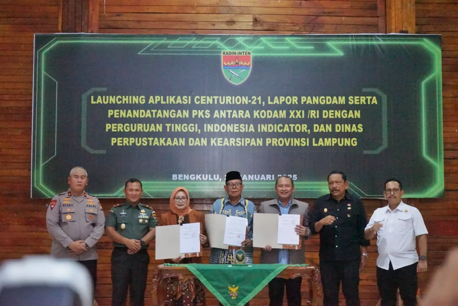 Pemprov Bengkulu Pasang Badan Dukung Centurion-21, Data Pangan Desa Dipantau Real Time