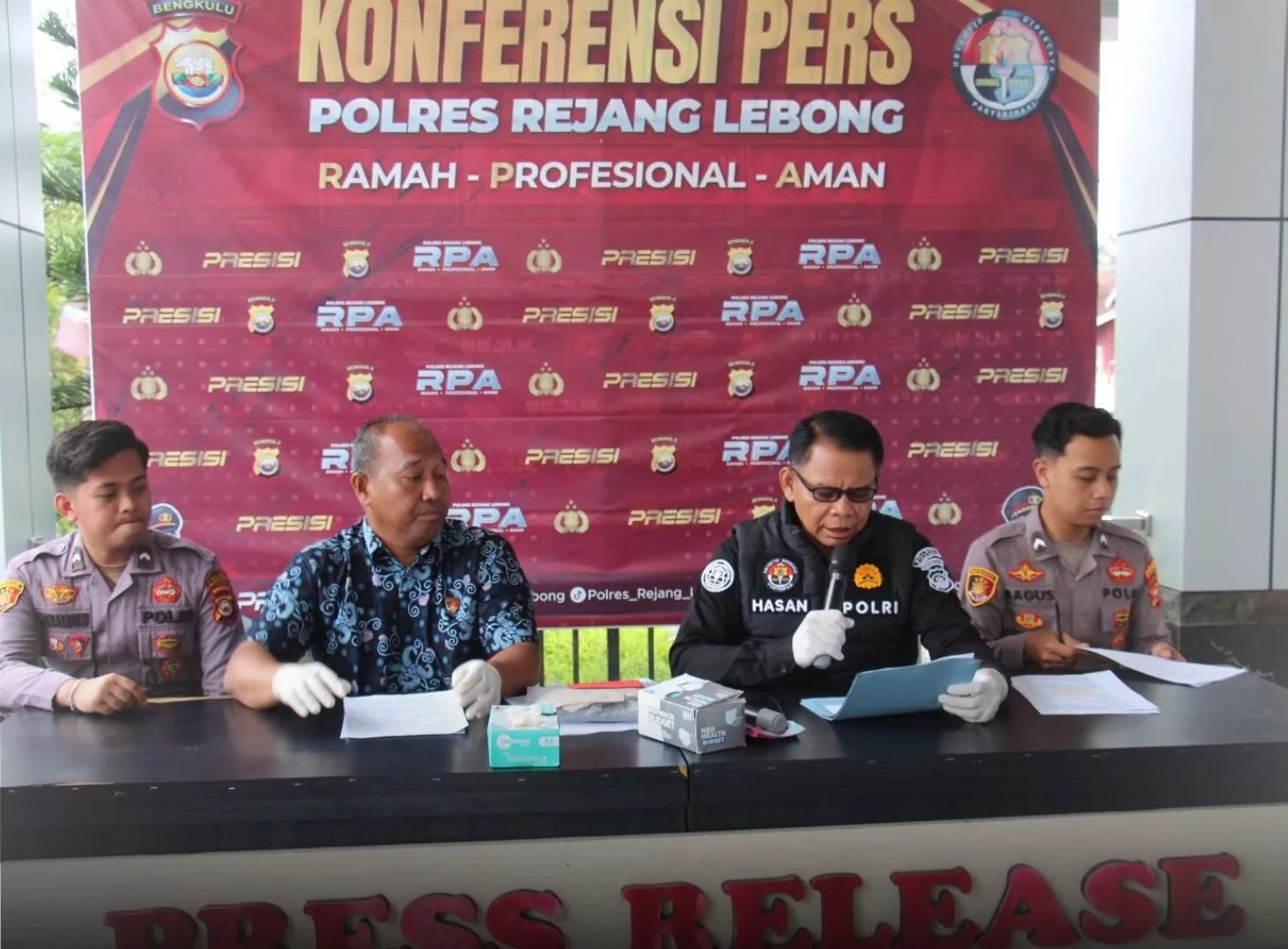 Tiga Pelaku Narkotika Ditangkap di Rejang Lebong, Dua Di Antaranya Pelajar