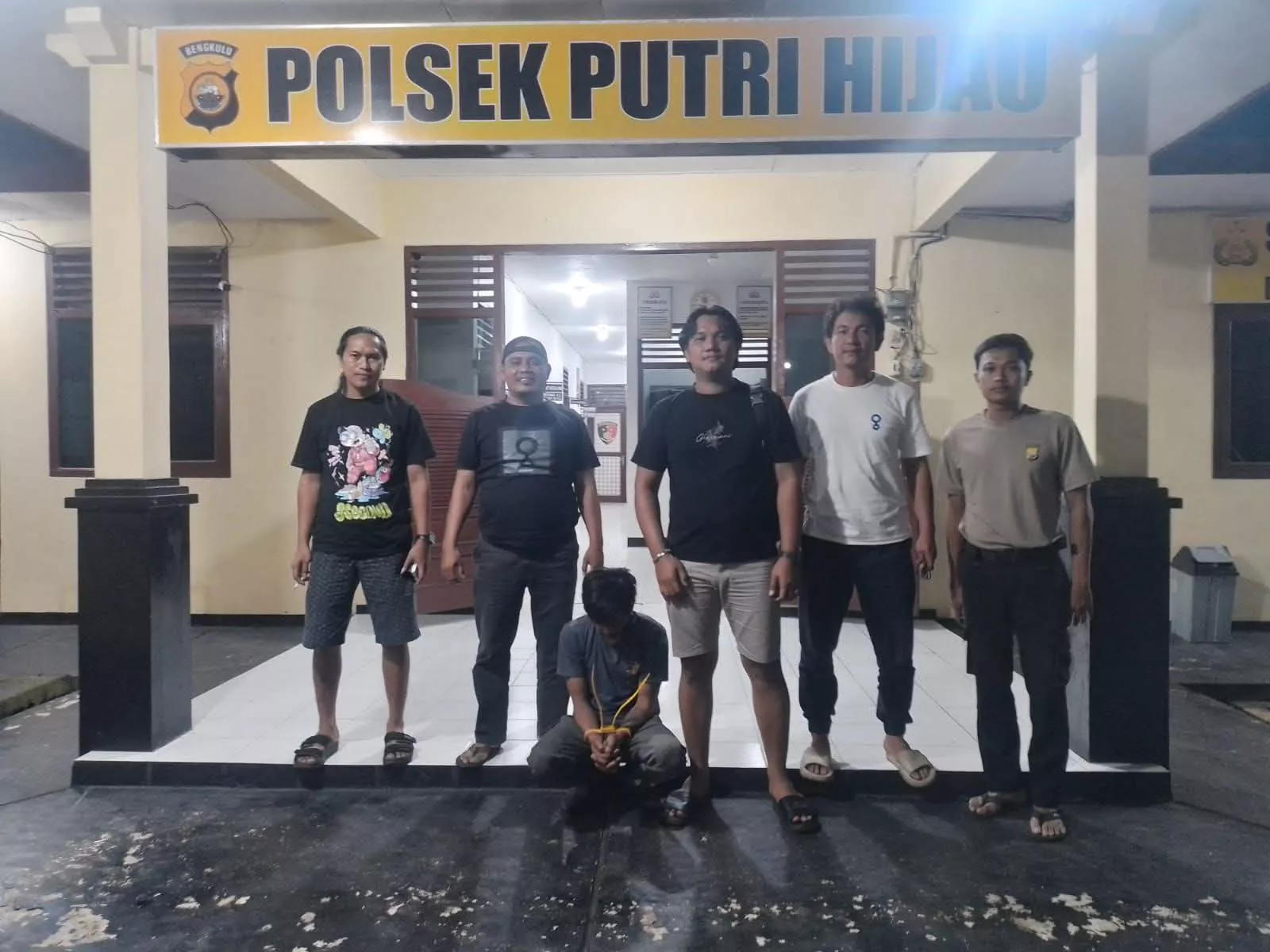 Pelarian Dihentikan di Meja Makan, Pembobol Warung Teluk Sepang Dibekuk Polisi