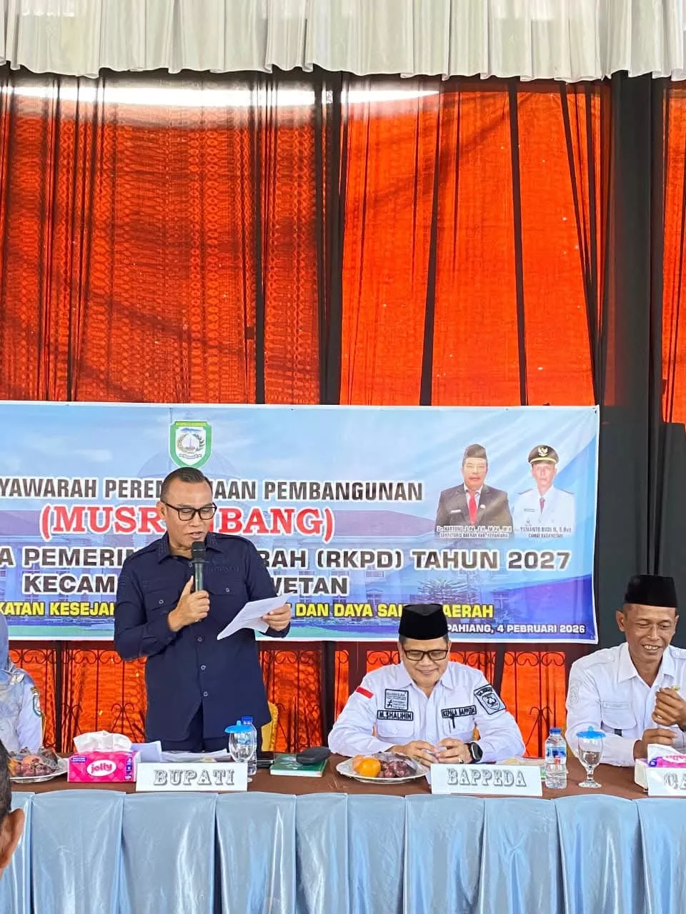 Musrenbang RKPD Dimulai, Bupati Kepahiang Soroti Pendidikan, Kesehatan, dan Daya Beli Warga