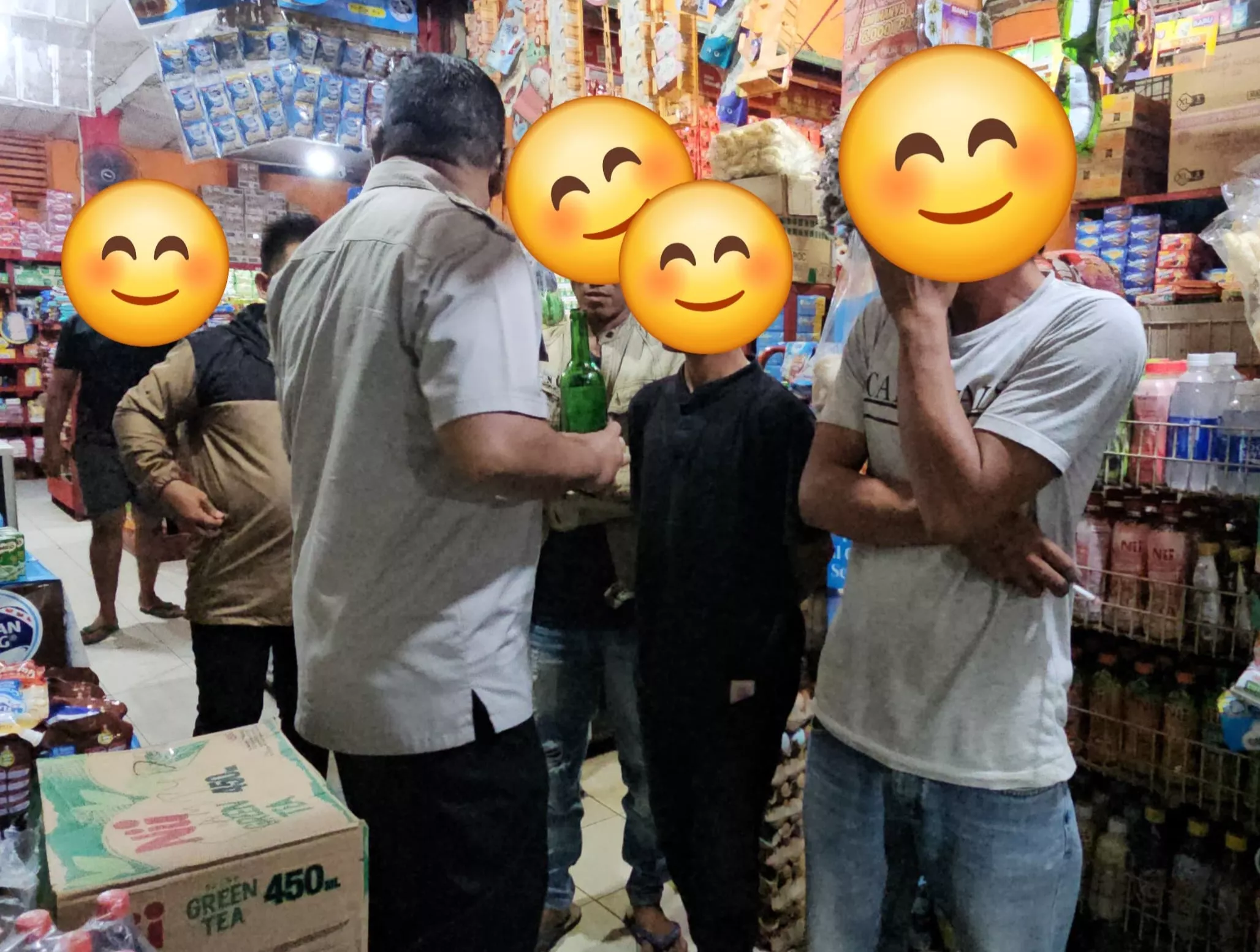Empat Pemuda Pesta Miras di Pagar Dewa, Satpol PP Temukan Penjual Tak Berizin