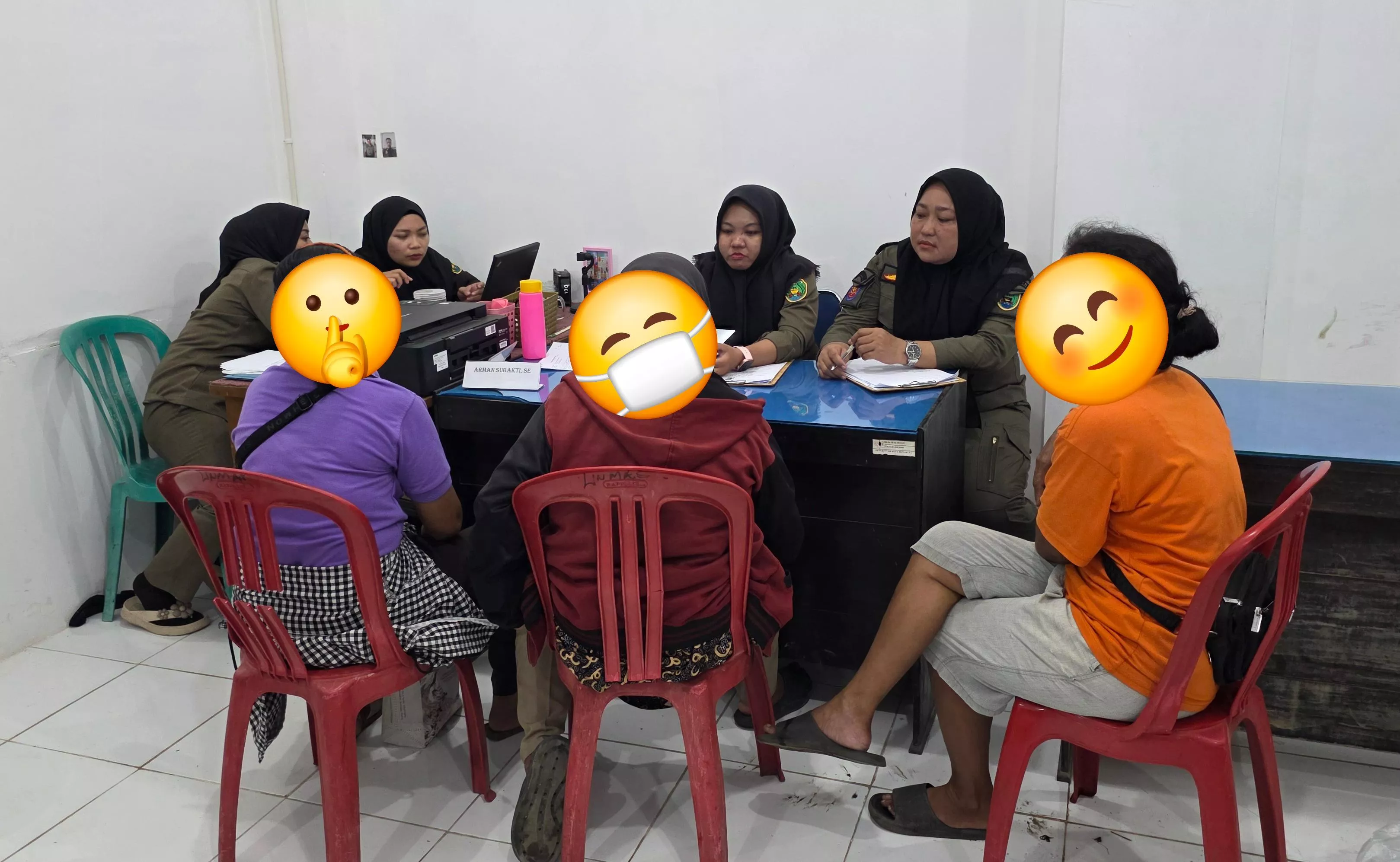 Tiga PKL Pasar Panorama Jalani Pemeriksaan, Satpol PP Kota Bengkulu Siapkan Sidang Tipiring