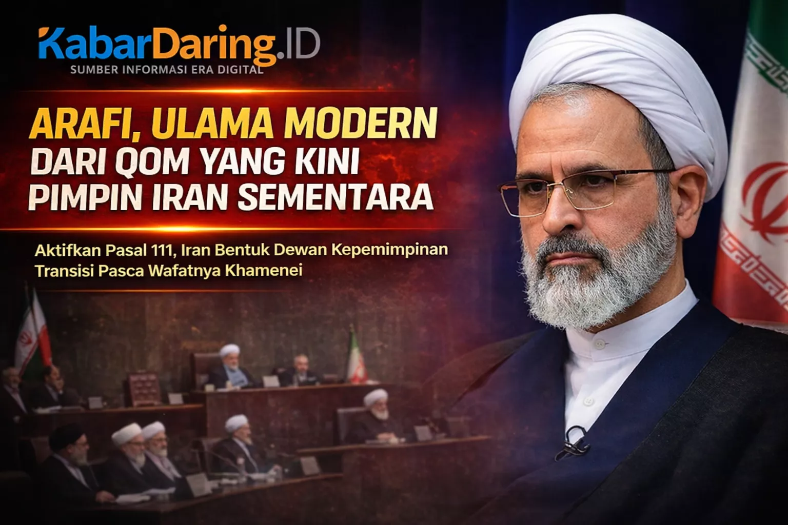 Arafi, Ulama Modern dari Qom yang Kini Pimpin Iran Sementara