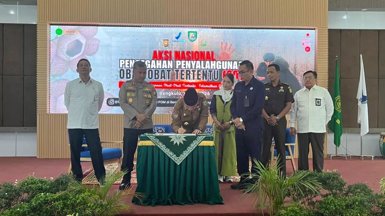Aksi Nasional Lawan OOT Digelar di Bengkulu, Generasi Muda Jadi Garda Terdepan Cegah Penyalahgunaan Obat