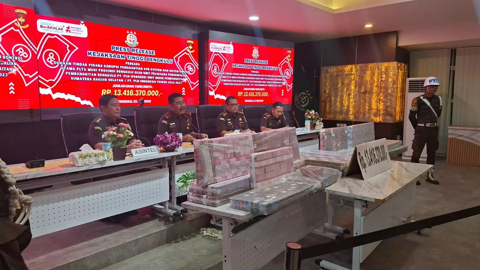 Kejati Bengkulu Pulihkan Kerugian Negara Rp13,4 Miliar dalam Kasus Dugaan Korupsi PLTA Musi, Delapan Tersangka Terjerat