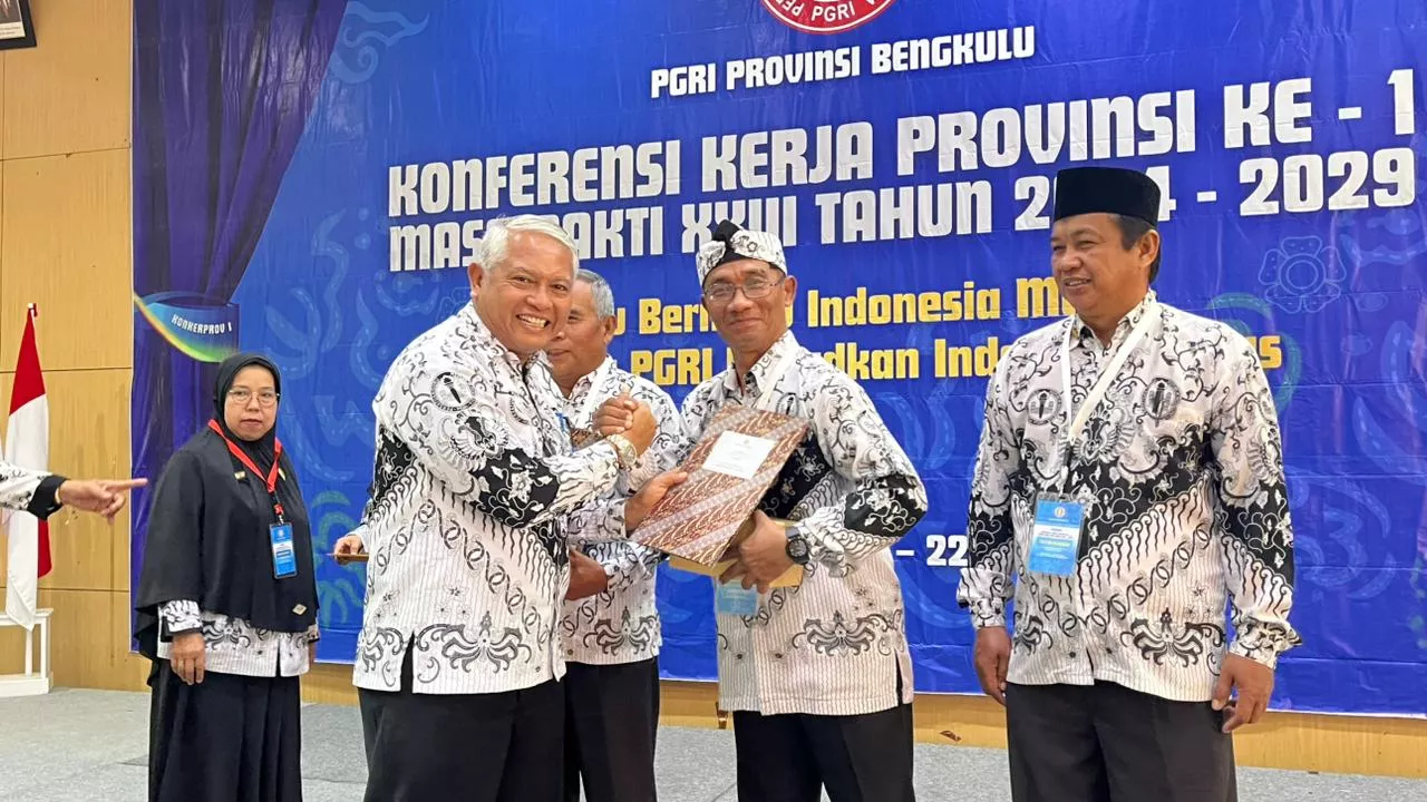 Konkerprov I PGRI Bengkulu Tegaskan Konsolidasi Organisasi dan Perjuangan Guru