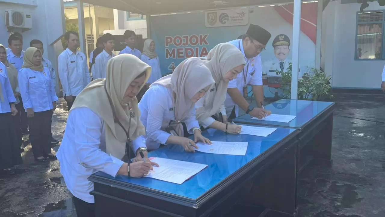 ASN Kominfotik Bengkulu Teken Pakta Integritas! Siap Sikat Pungli dan Gratifikasi