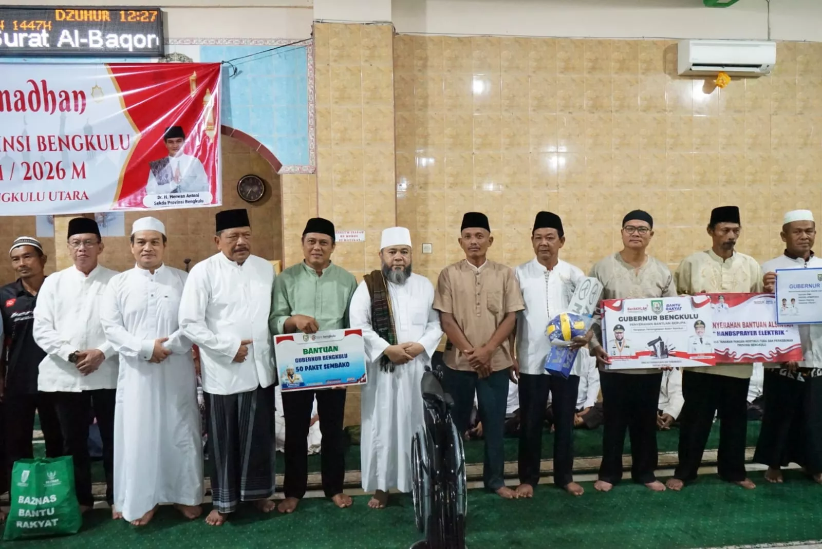 Safari Subuh di Ketahun, Helmi–Mian Kucurkan Bantuan Masjid dan Genjot Infrastruktur Bengkulu Utara