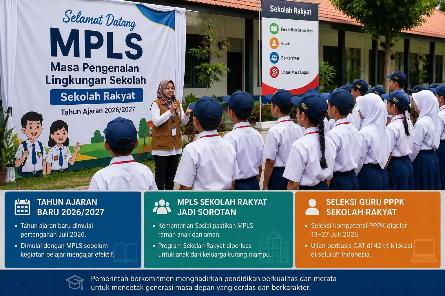 Jelang Tahun Ajaran Baru, MPLS Sekolah Rakyat Jadi Sorotan, Kemensos Minta Semua Daerah Siap