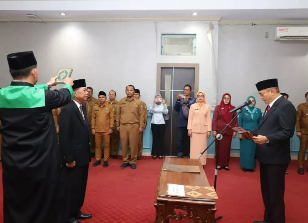 Bupati Bengkulu Tengah Lantik Pejabat Baru, Optimalkan Program Bersama Badan Amil Zakat Nasional