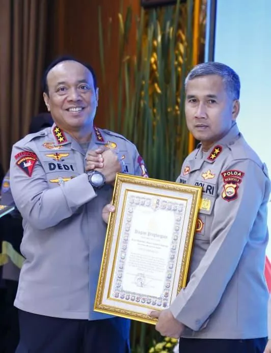 Bikin Bangga! Polda Bengkulu Raih Penghargaan Terbaik Nasional dari Kapolri, Ungguli Polda se-Indonesia