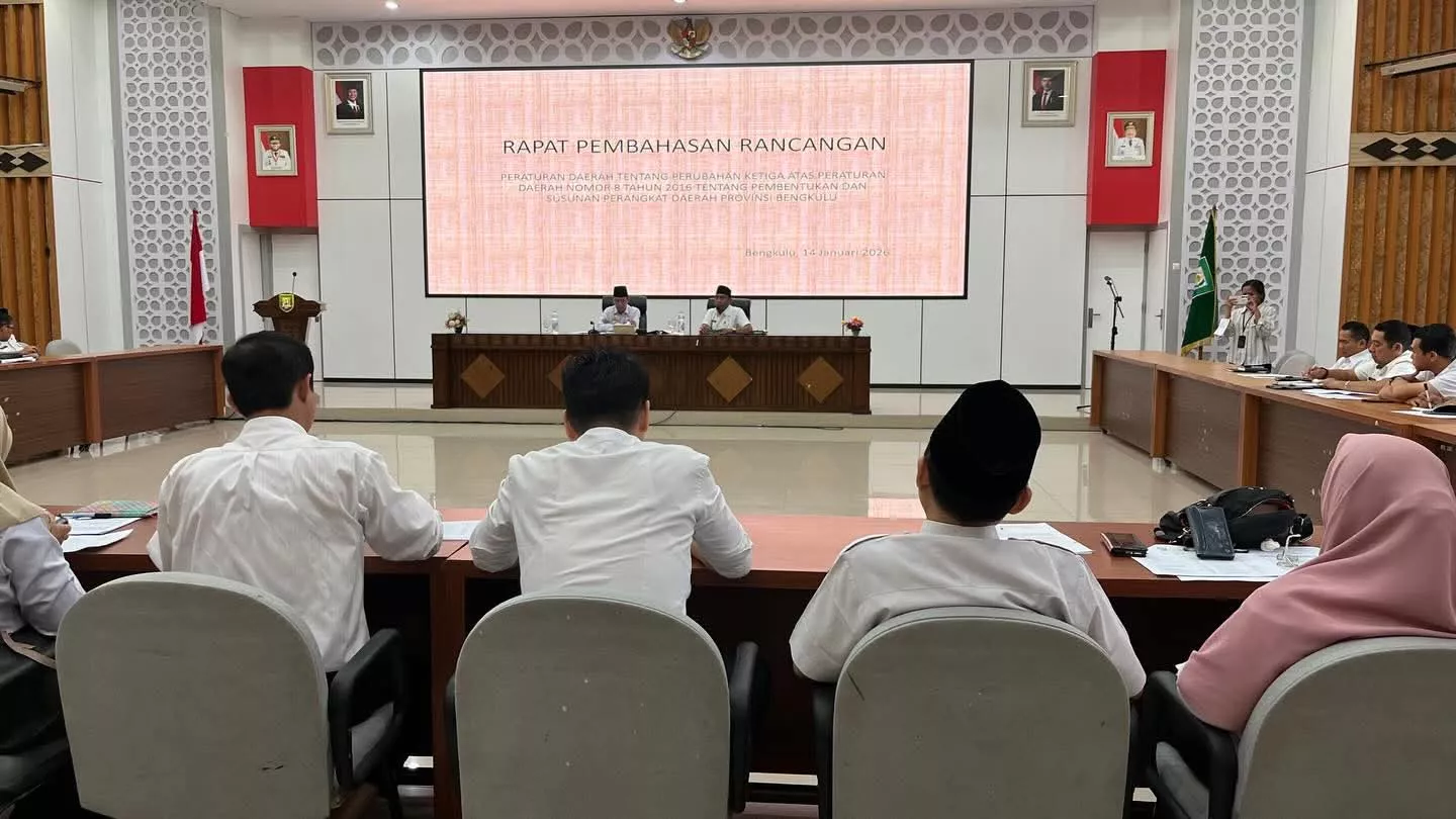 17 OPD Dipangkas Jadi 8, Bengkulu Siapkan Operasi Besar-Besaran Merampingkan Birokrasi