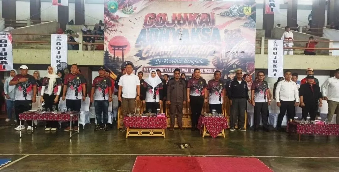 Ratusan Atlet Karate Padati GOR Sawah Lebar, Bengkulu Siapkan Calon Juara Nasional