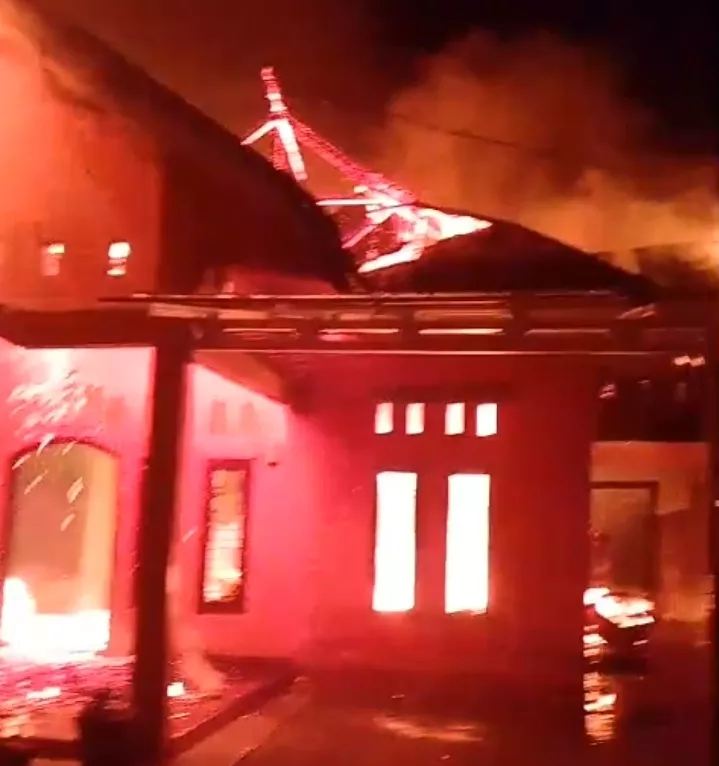 Kebakaran Hebat Terjadi di Kota Bengkulu