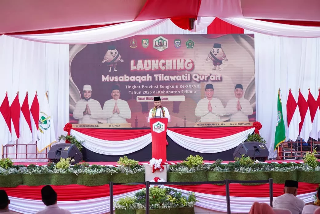 Sekda Bengkulu Launching MTQ XXXVII, Tekankan Penguatan Syiar dan Generasi Qurani