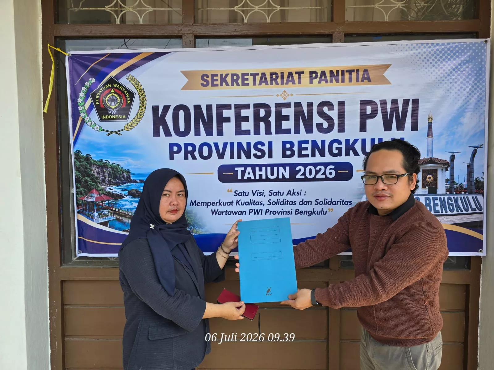 Resmi! Wibowo Susilo Ambil Formulir Calon Ketua PWI Bengkulu, Siap Bertarung di Konferprov 2026