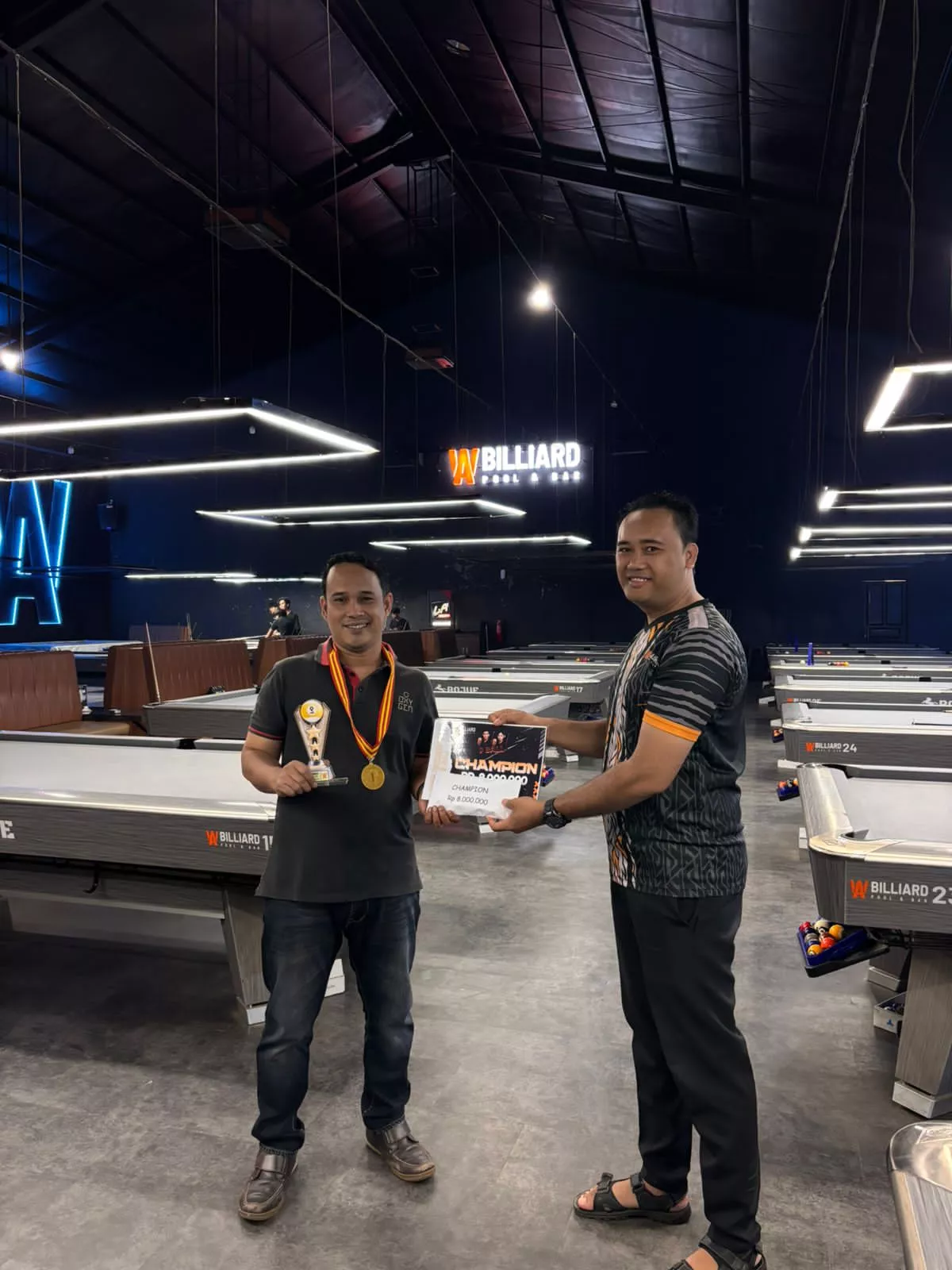 Deddy Amank Jitra Sabet Gelar Juara di Open Turnamen Anniversary I AW Billiard Bengkulu