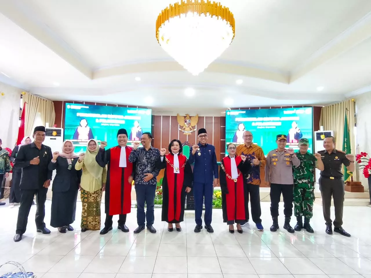 Nunik Sri Wahyuni Dilantik Jadi Ketua PN Kepahiang, Wabup Dorong Kolaborasi