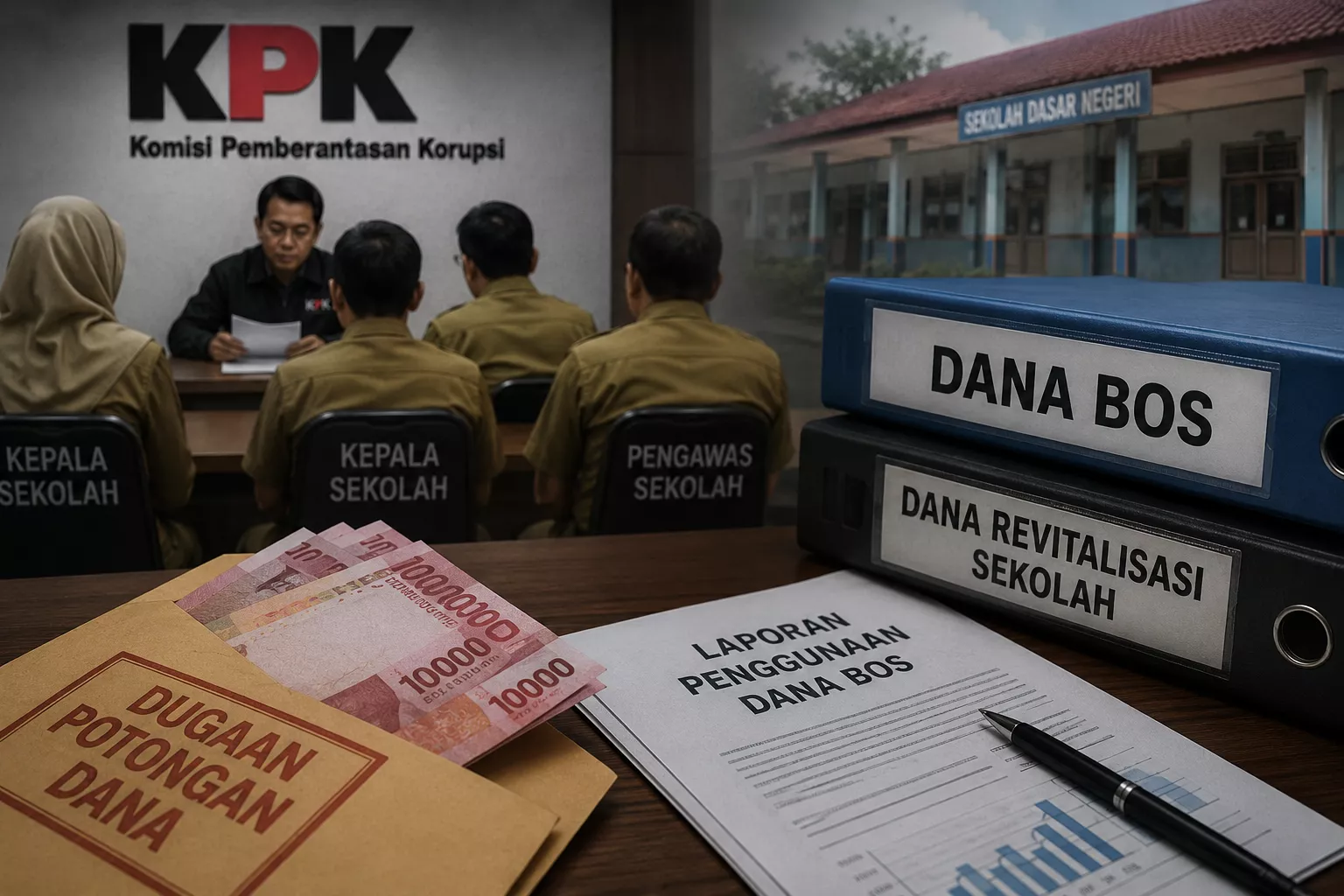 Dugaan Potongan Dana BOS Terkuak? KPK Dikabarkan Panggil Sejumlah Kepala Sekolah di Rejang Lebong