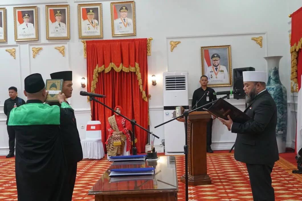 Herwan Antoni Resmi Dilantik sebagai Sekdaprov Bengkulu, Siap Gas Pol Sukseskan Program Bantu Rakyat