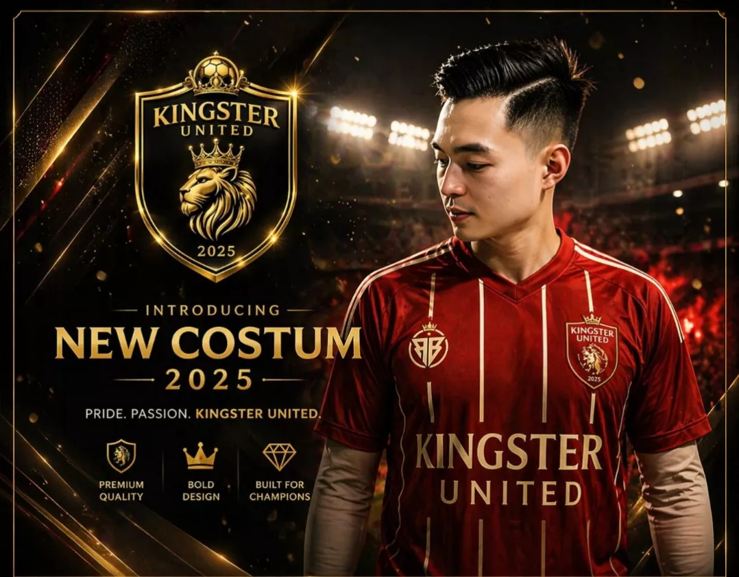 Jersey Baru Kingster United Resmi Meluncur! Bukan Sekadar Seragam, Ada Misi Besar di Baliknya