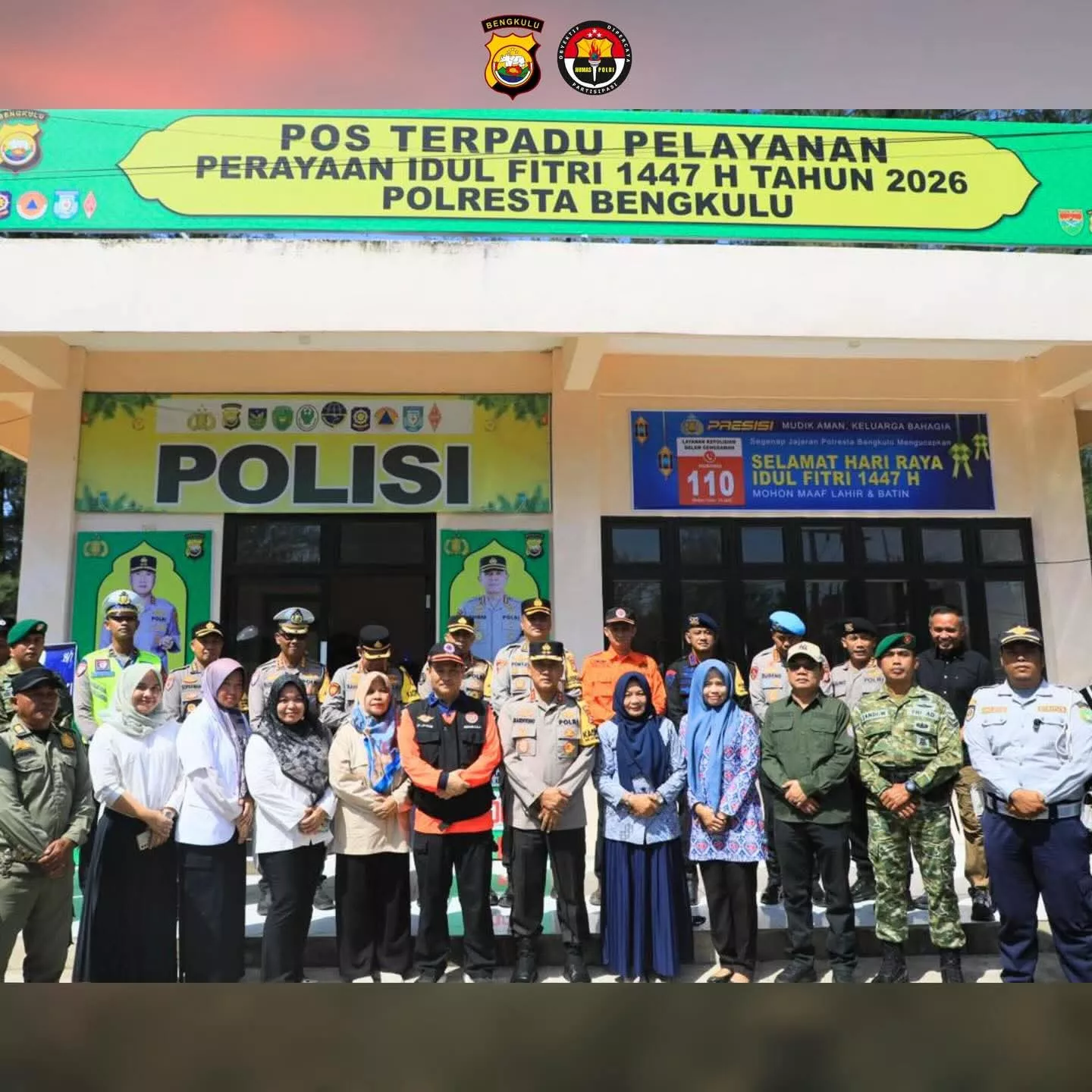 Kapolda Bengkulu Cek Pos Pengamanan Pantai Zakat dan Pantai Panjang Jelang Lebaran