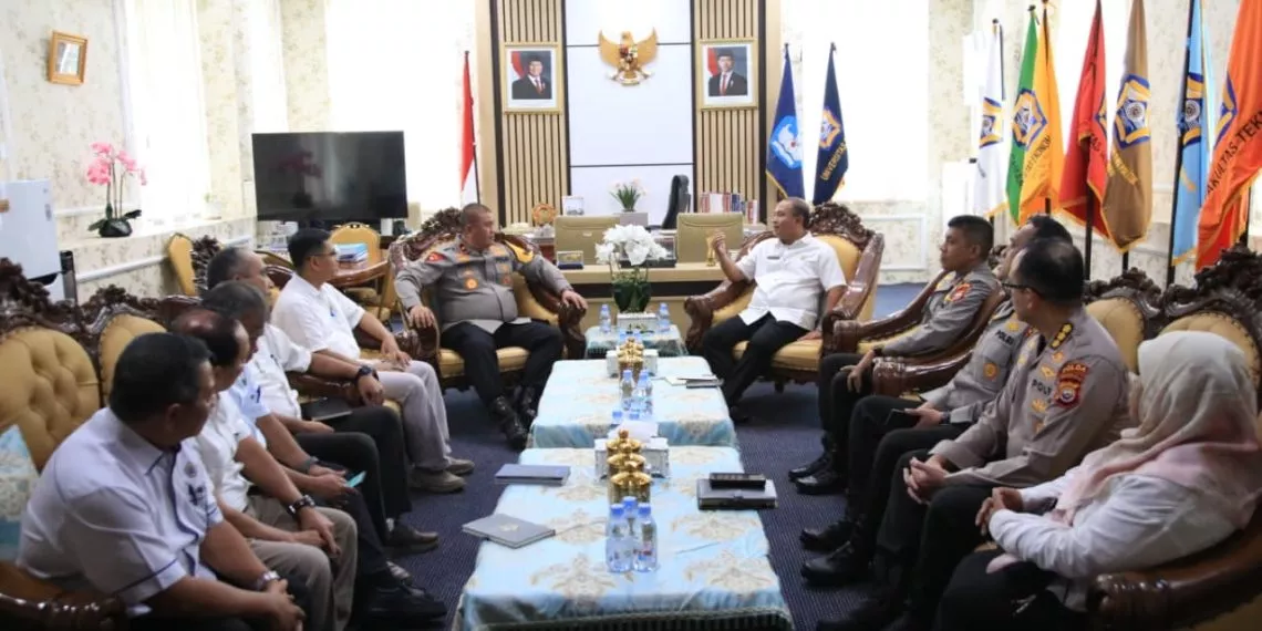 Wakapolda Bengkulu dan Rektor UNIB Bahas Pembentukan Pusat Studi Kepolisian
