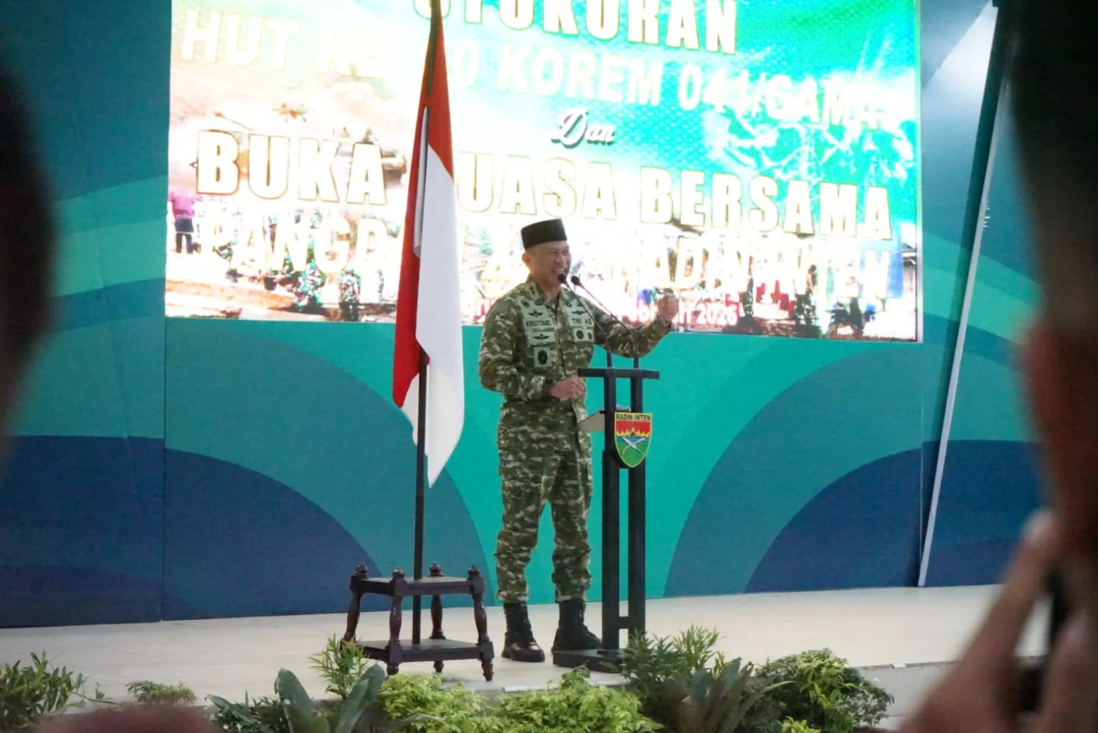HUT ke-80 Korem 041/Garuda Emas, Wagub Mian Tegaskan Soliditas TNI–Pemprov Bengkulu