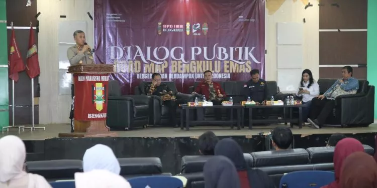 Kapolda Bengkulu Ajak Mahasiswa Jadi Garda Perubahan di Dialog Road Map Bengkulu Emas