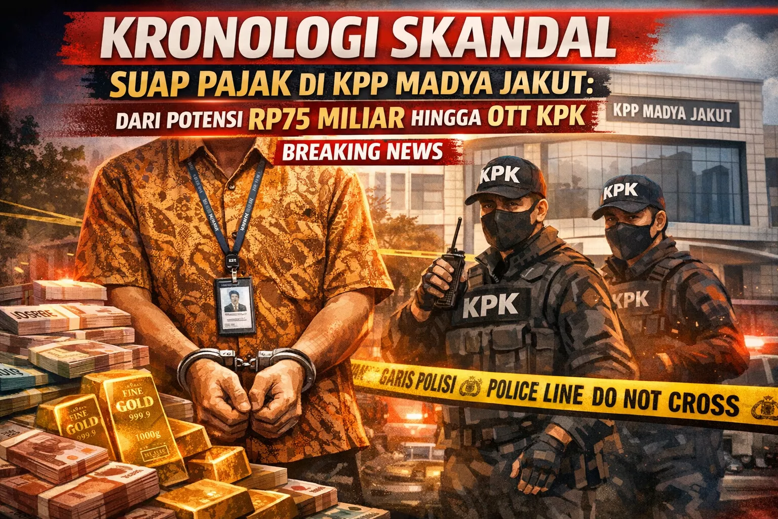 Skema ‘All In’ di Kantor Pajak Terbongkar: Kronologi OTT KPK di KPP Madya Jakut