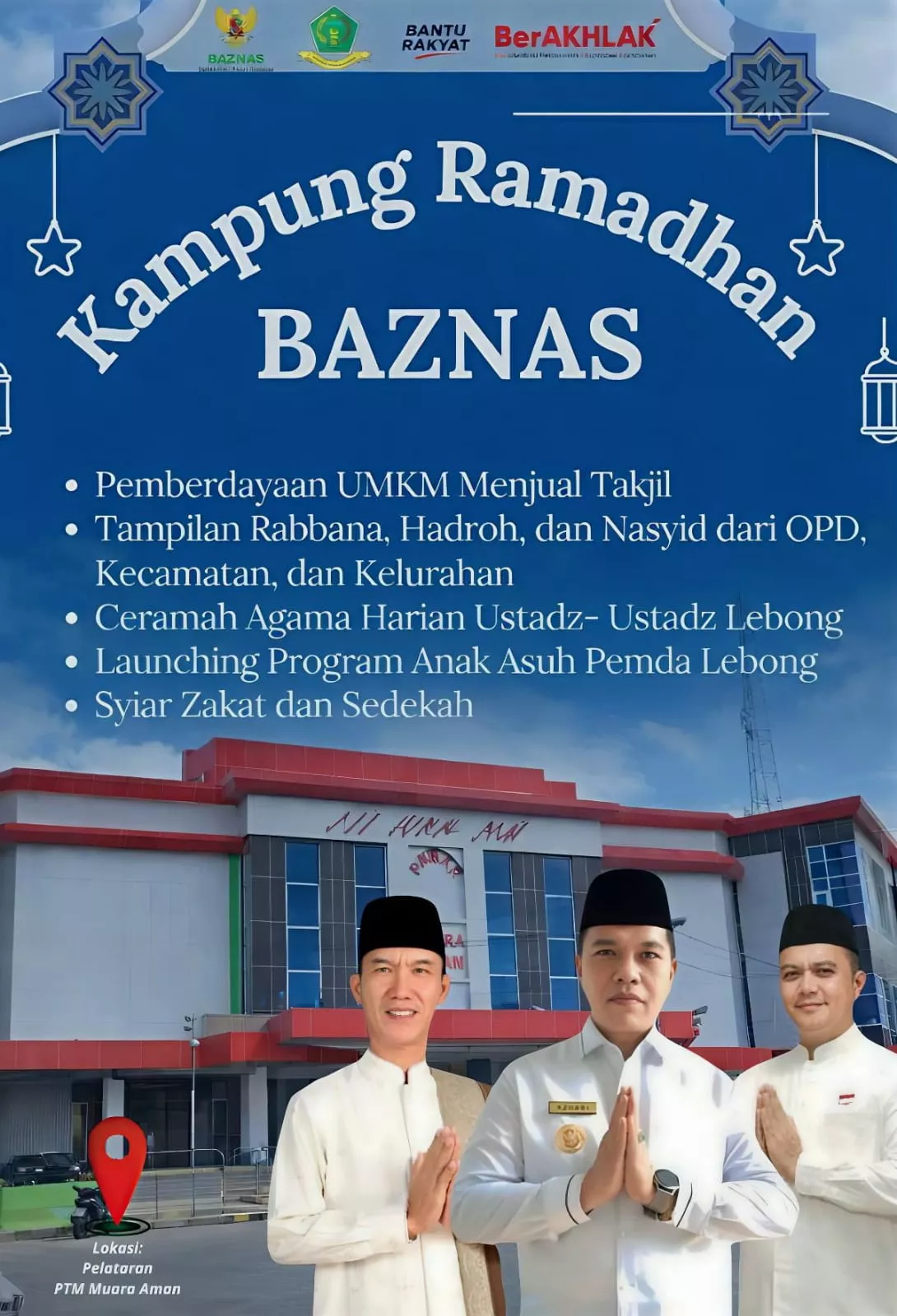 Pemkab Lebong Siapkan Kampung Ramadan, UMKM Diberi Modal hingga Launching Program Anak Asuh 1.000 Anak