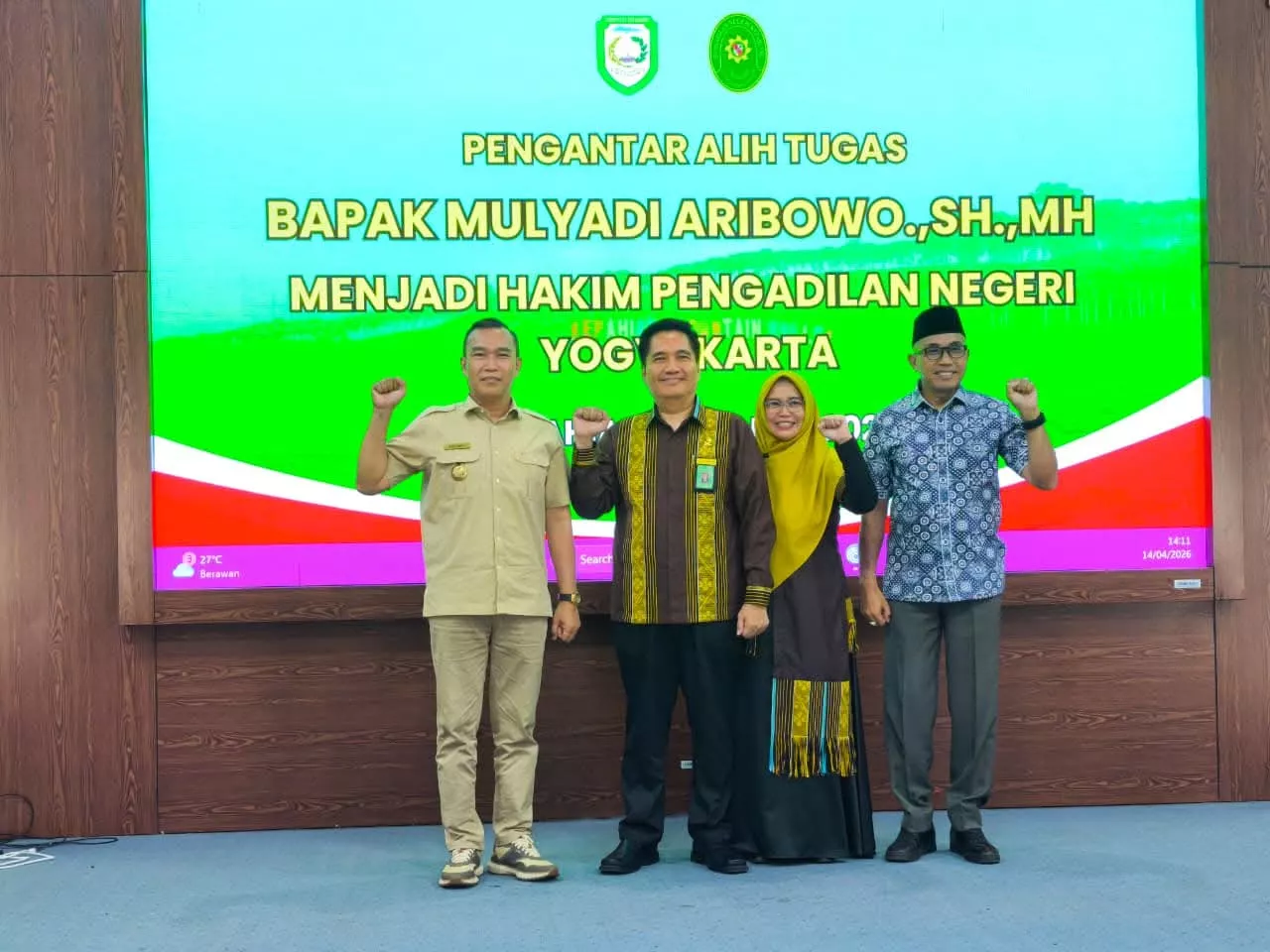 Pemkab Kepahiang Gelar Pengantar Alih Tugas Ketua PN, Mulyadi Aribowo Pindah ke Yogyakarta