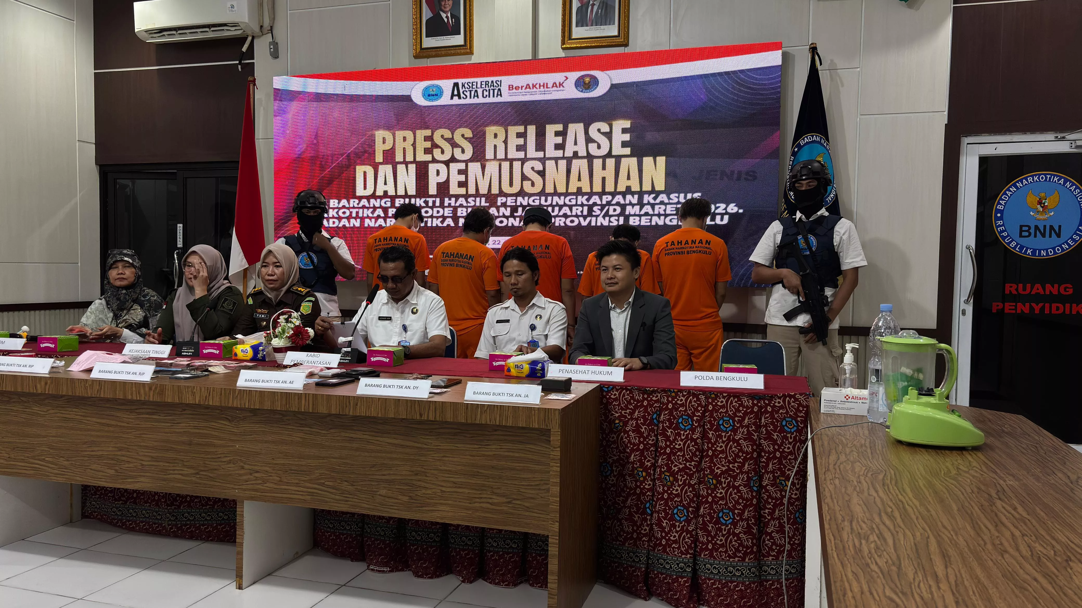 Terbongkar! Jaringan Narkoba Lintas Provinsi Digulung BNNP Bengkulu, DPO Ditangkap hingga Jawa Timur